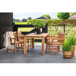 Tuintafel Rustiek teak 180 cm Tuindeco