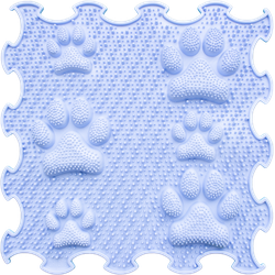 Ortoto Ortoto Sensory Massage Puzzle Mat Lucky Paws Hemelsblauw