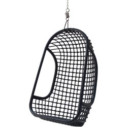 HK-living hanging chair, hangstoel zwart