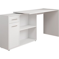 Meubella Bureau Nomi - Wit - 120 cm