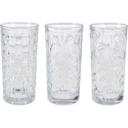 Atmos Fera Waterglazen - 3x - 380 ml - longdrinkglazen - vaatwasserbestendig - Longdrinkglazen