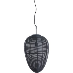 Light & Living - Hanglamp YAELLE - Ø33x53cm - Zwart