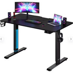 Bureau In hoogte verstelbaar - Zwart  110x60x73-118cm