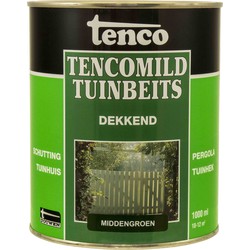 Dekkend middengroen 1l mild verf/beits - tenco