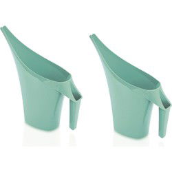 Prosperplast Gieter - 2x - mintgroen - kunststof - 2 liter - Gieters