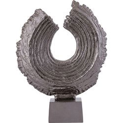 PTMD Apolline Bronze Round Casted Alu Statue On Base S