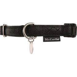 MACLEATHER HALSBAND ZWART 15 MMX20-40 CM