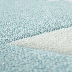 Kindervloerkleed - Elara - Sterren - Blauw - 80x150 cm