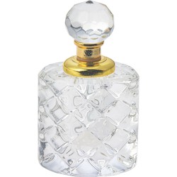 Melady Parfum Flesje  4x3x7 cm Glas Rond Decoratie Flesje