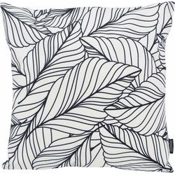 Black & White Leaves | 45 x 45 cm | Kussenhoes | Katoen/Polyester