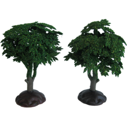 Bomen Donkergroen 2 stuks