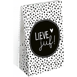 Cadeauzak 'Lieve juf' L
