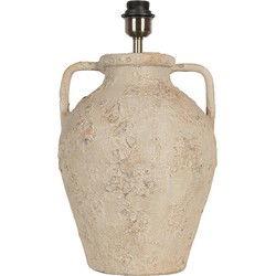Clayre & Eef Tafellamp Ø 40x65 cm Beige Terracotta