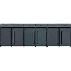 Westmann Moderna Containerombouw - Afvalbak kliko ombouw 6 containers