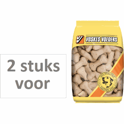 2 stuks! hondenvoer vanille kluifjes