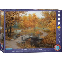 Eurographics Eurographics puzzel Autumn in an Old Park - 1000 stukjes