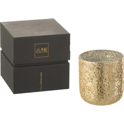 J-line - Geurkaars Luxuria Goud Medium- 60h - 14x14x15cm