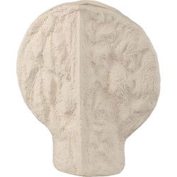 PTMD Vaas Linos - 33x10x38 cm - Keramiek - Taupe