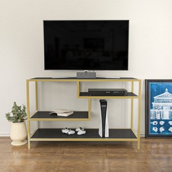 TV Meubel Robbins Gold Goud Antraciet Melamine 120x75x39 cm