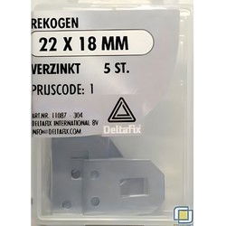 Rekogen 22 18mm 1mm verz 5st