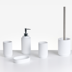 HUARMEY - Badkameraccessoireset - Wit - Polyresin