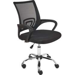 SOLID - Bureaustoel - Zwart - Polyester