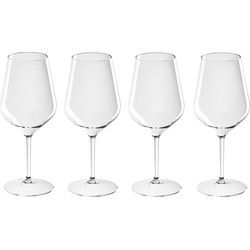 Santex Wijnglas - 4x - onbreekbaar kunststof - 47 cl - wijnglazen - Wijnglazen