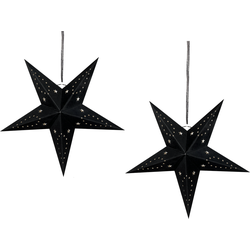 Beliani MOTTI - Wanddecoratie-Zwart-Papier