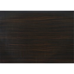 Decoratie plakfolie - donkerbruin hout patroon - 45 cm x 200 cm - zelfklevend - Meubelfolie