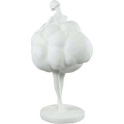 PTMD Deco Object Vecna - 27x22x43 cm - Kunsthars - Creme