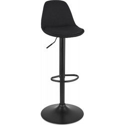 WALDO verstelbare kruk 45x45x87-107 cm Zwart