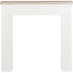 Beliani BOALLIA - Schoorsteenmantel-Wit-MDF