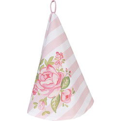 Clayre & Eef Theedoek Roze Katoen Rozen