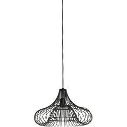 Light&living Hanglamp Ø39x24 cm ALETTE mat zwart