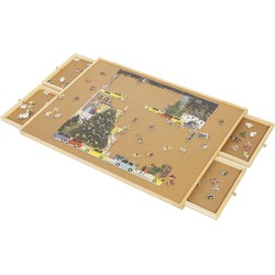 Feel Home - Puzzelbord Premium met opbergsysteem - 4 lades - 1000 stukjes