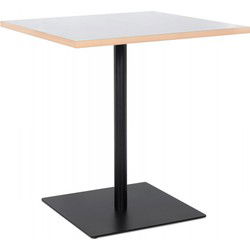 FUSION vierkante tafel 80x80x755 cm Wit