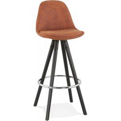 MARKA halfhoge snackkruk 41x41x87 cm Bruin
