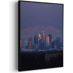 Muurwerken Akoestisch Schilderij - Los Angeles - Geluidsdempend Wandpaneel - Wanddecoratie - Geluidsisolatie - PRO (AW 0.90) M (60X85)