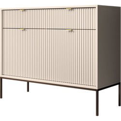 Meubella - Dressoir Navil - Beige - 104 cm