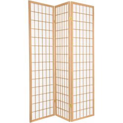 Fine Asianliving Japanse Kamerscherm B135xH180cm 3 Panelen Shoji