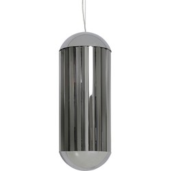 Light&living Hanglamp 6L Ø30x70 cm GRAYSON chroom+smoke