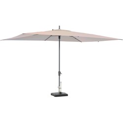Rechteckiger Regenschirm ecru 400 x 300 cm Markise Madison - Madison