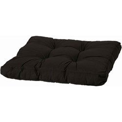 Kussen lounge zit 73x73 Basic zwart (2 stuks)