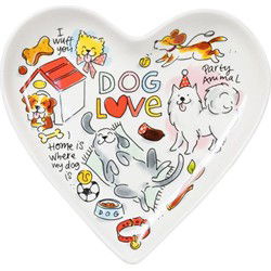 BLOND AMSTERDAM BORD HART DOG LOVE 22 CM