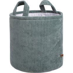 Baby's Only Opbergmand kinderkamer & babykamer - Speelgoedmand - Wasmand Sense - Zeegroen - Ø38 cm