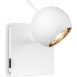 Home sweet home LED opbouwspot Bollo ↔ 14 cm - wit
