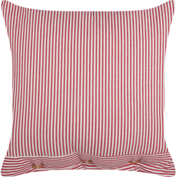 AALITA - Sierkussen - Rood/Wit - 45 x 45 cm - Katoen