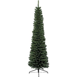 Kunstkerstboom Pencil pine h180 cm dia 55 cm extra smal cm groen - Everlands