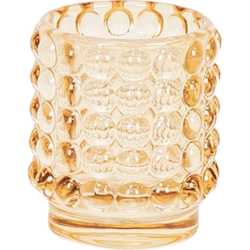 Housevitamin Thealight holder - Amber - Glass - 7x8cm