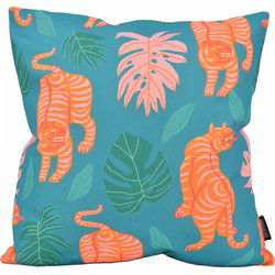 Sierkussen Multi Tiger | 45 x 45 cm | Katoen/Linnen